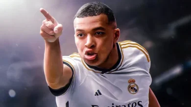 "كيليان مبابي بقميص ريال مدريد يركز في التدريبات وسط رقابة بدنية صارمة"